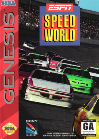 ESPN Speed World Sega Genesis US box art